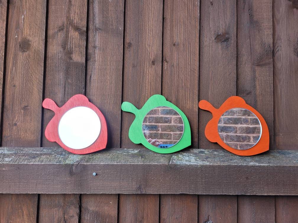 SET OF ACORN SENSORY MIRRORS (18CM)