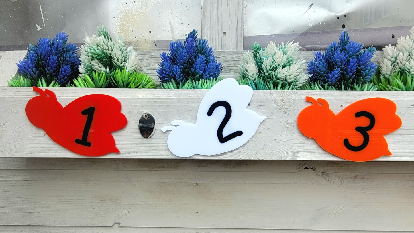 BUMBLE BEE ACRYLIC NUMBER LINE (SET OF 5,10,20)