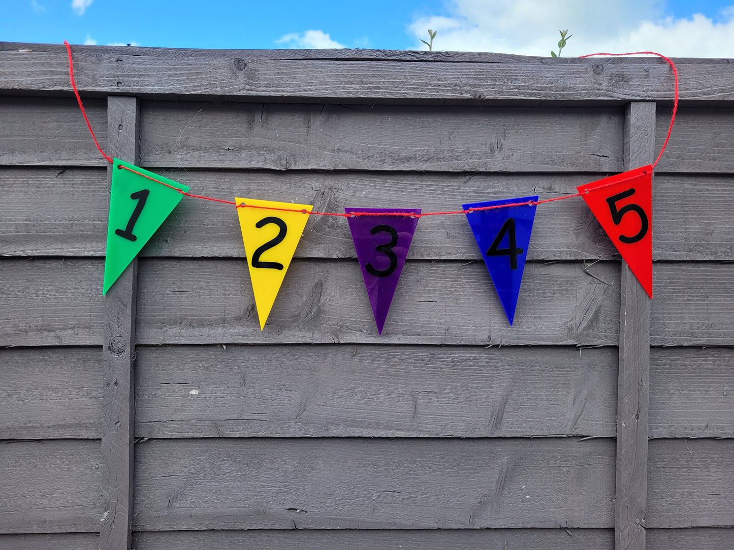 GARDEN NUMBER BUNTING