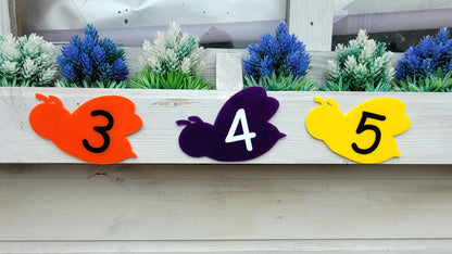BUMBLE BEE ACRYLIC NUMBER LINE (SET OF 5,10,20)