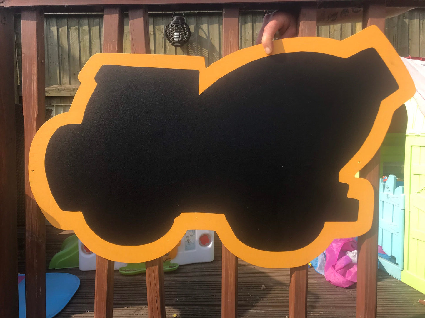 75CM CEMENT MIXER ACRYLIC GARDEN CHALKBOARD