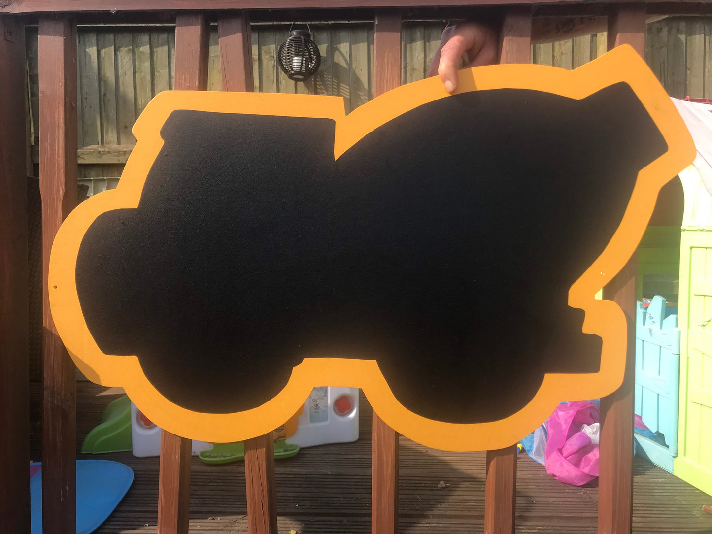 75CM CEMENT MIXER ACRYLIC GARDEN CHALKBOARD