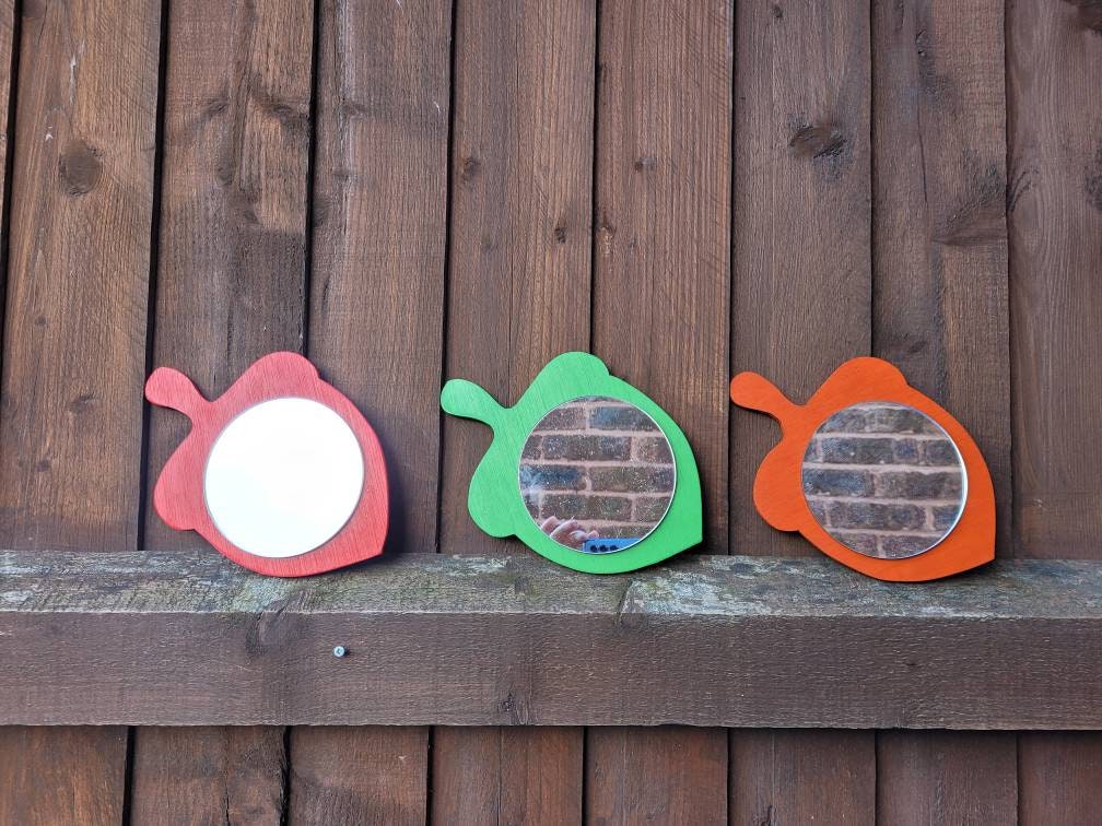 SET OF ACORN SENSORY MIRRORS (18CM)