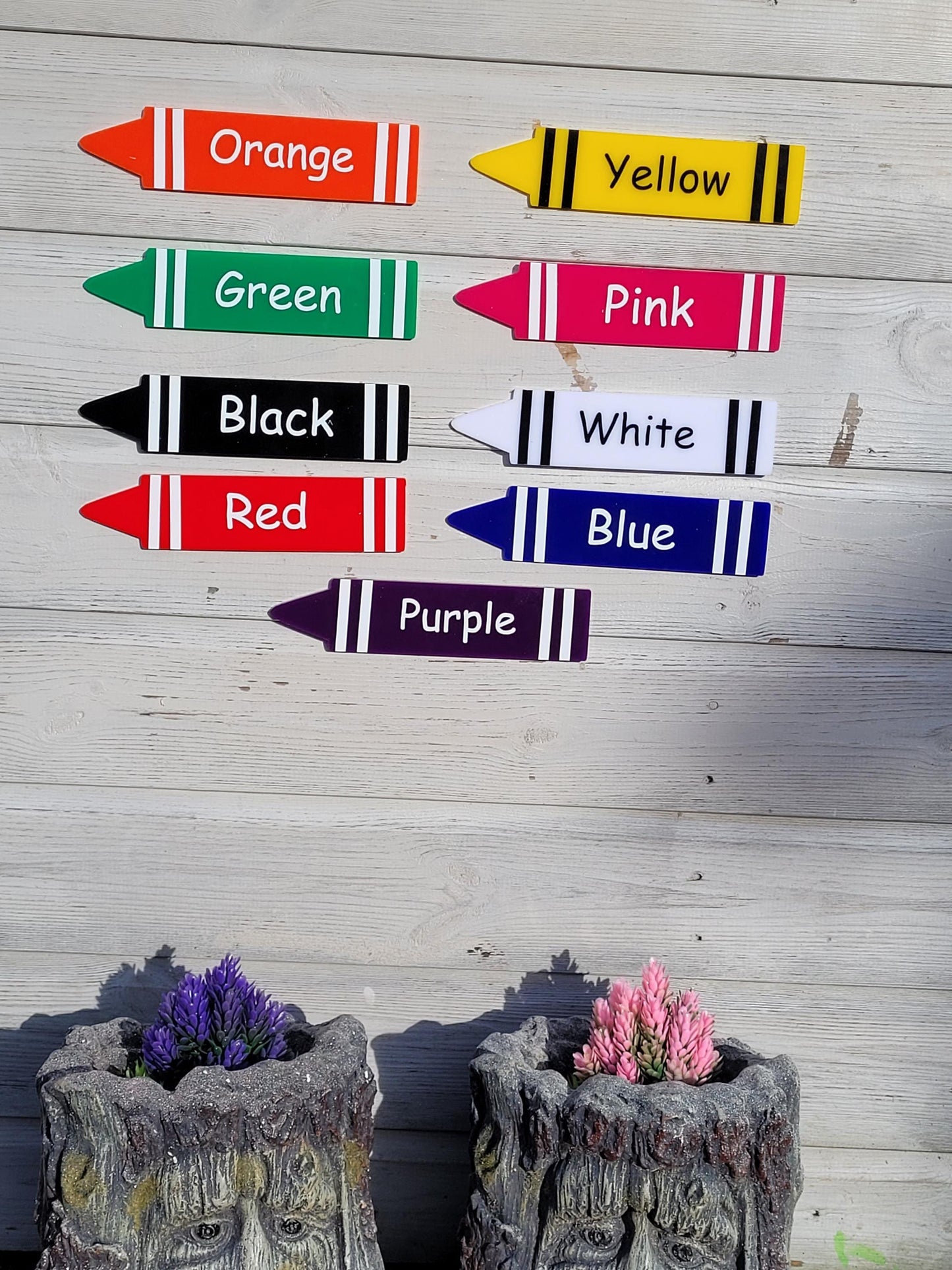 SET OF 9 COLOUR RECOGNITION CRAYONS