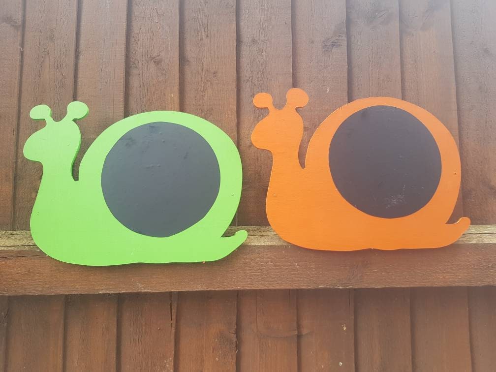 SET OF 4 SNAIL CHALKBOARDS (30CM)