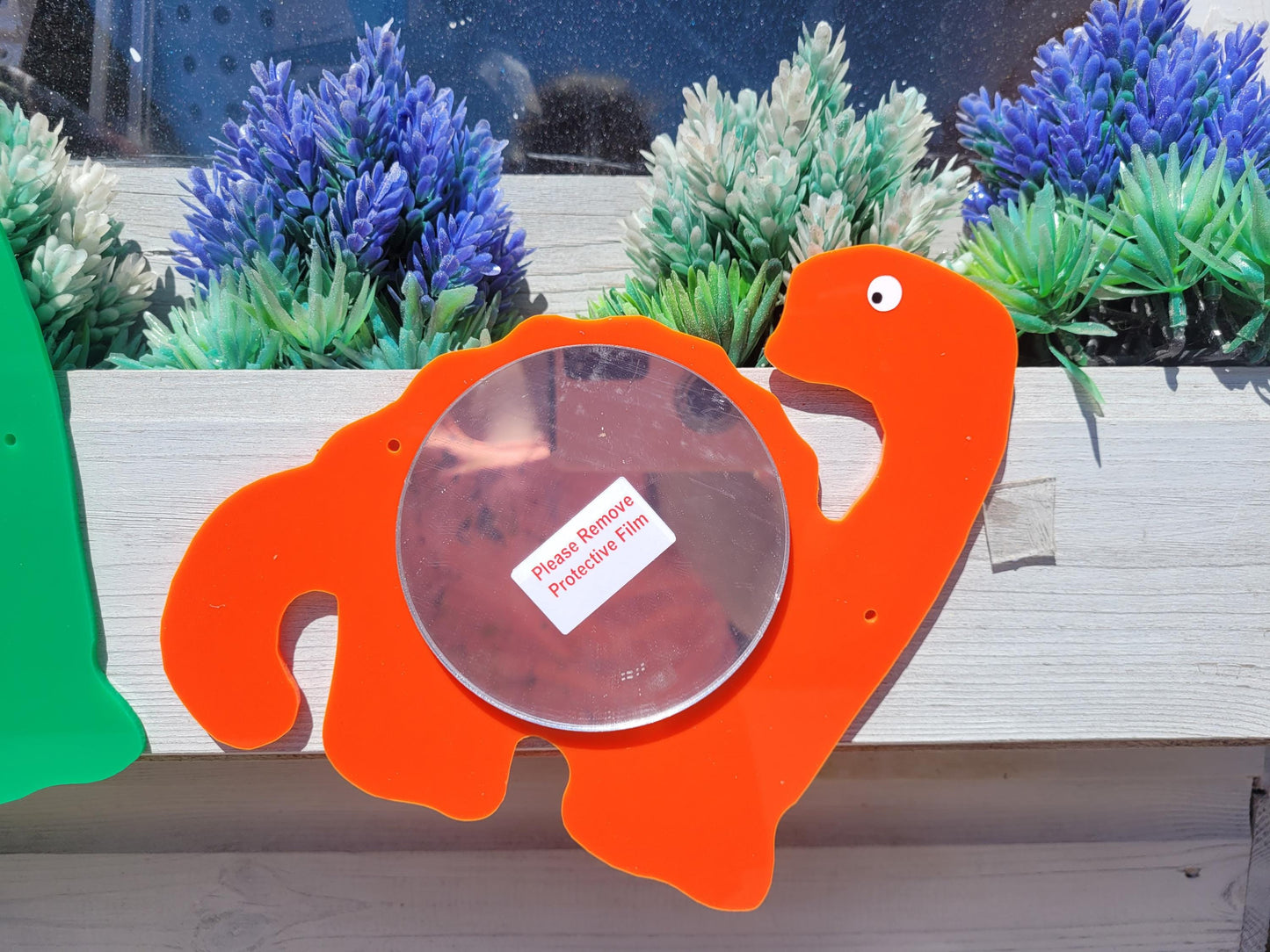 SET OF 15CM DINOSAUR SENSORY MIRRORS (ACRYLIC)