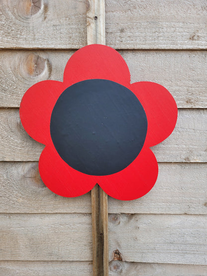 SET OF 2 X MIRROR AND 2 X CHALKBOARD FLOWERS (5 PETAL)