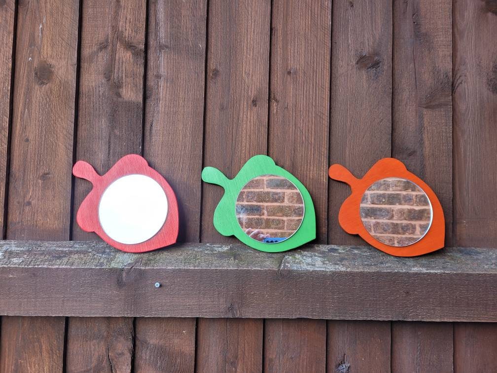 SET OF ACORN SENSORY MIRRORS (18CM)