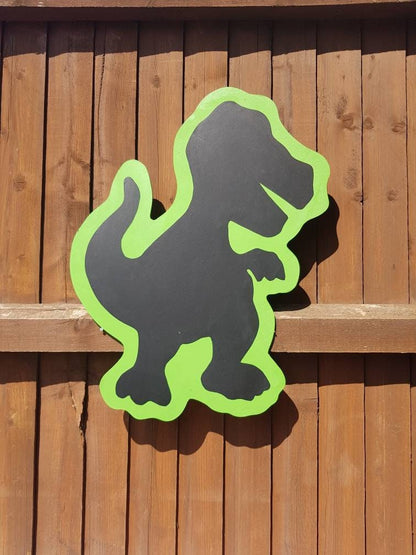 60CM T-REX SHAPED GARDEN CHALKBOARD