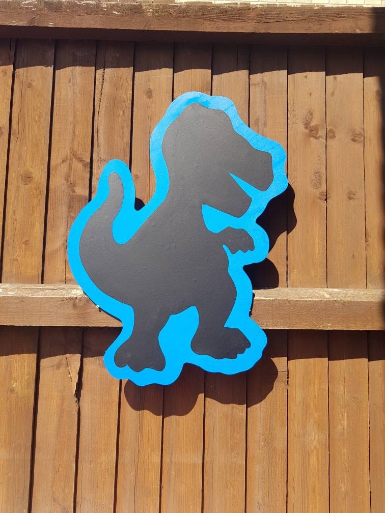 60CM T-REX SHAPED GARDEN CHALKBOARD