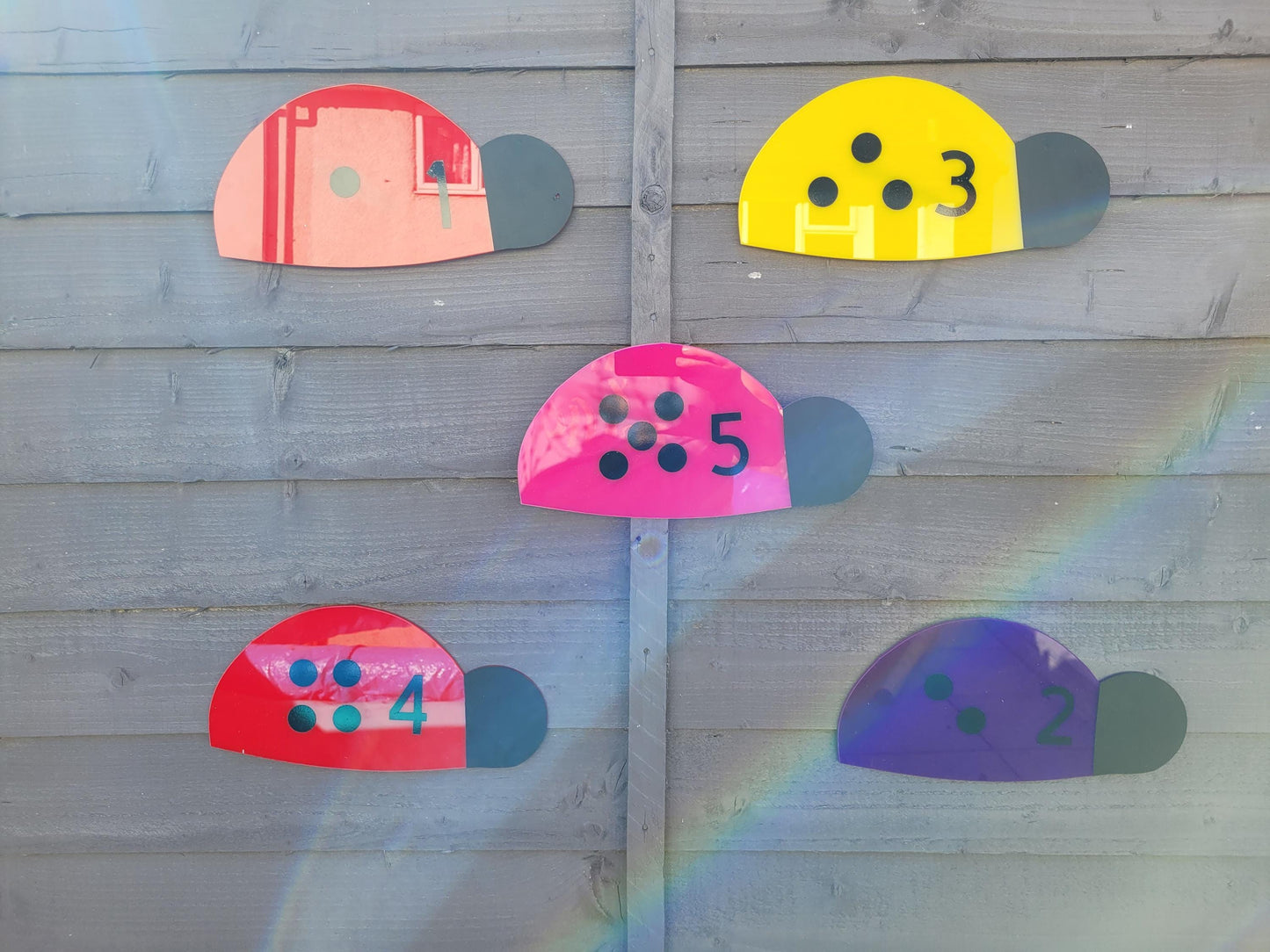 LADYBIRD NUMBER LINE (SET OF 5, 10, 20)