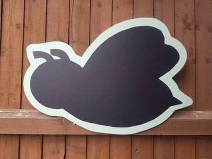 BUMBLE BEE SHAPED ACRYLIC GARDEN CHALKBOARD (60CM)