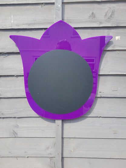 TULIP SHAPE GARDEN CHALKBOARD (60cm)