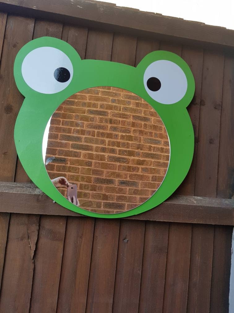 GOOFY FROG HEAD ACRYLIC SENSORY MIRROR (60CM)