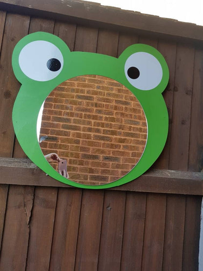 GOOFY FROG HEAD ACRYLIC SENSORY MIRROR (60CM)