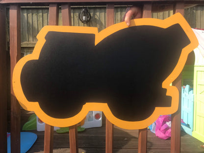 75CM CEMENT MIXER ACRYLIC GARDEN CHALKBOARD