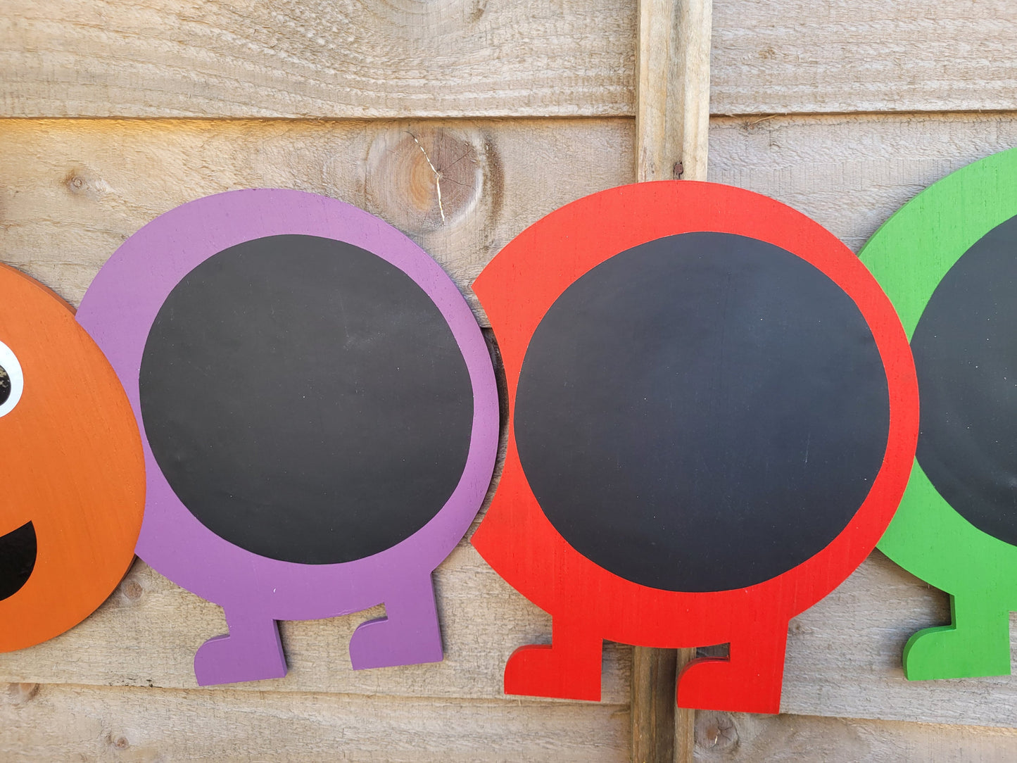 LARGE CATERPILLAR CHALKBOARD (30X120CM APPROX)