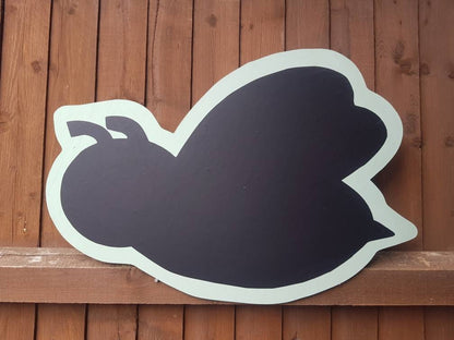 BUMBLE BEE SHAPED ACRYLIC GARDEN CHALKBOARD (60CM)