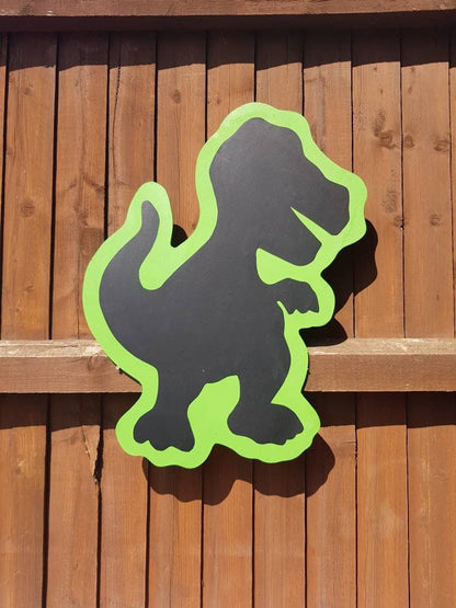 60CM T-REX SHAPED GARDEN CHALKBOARD