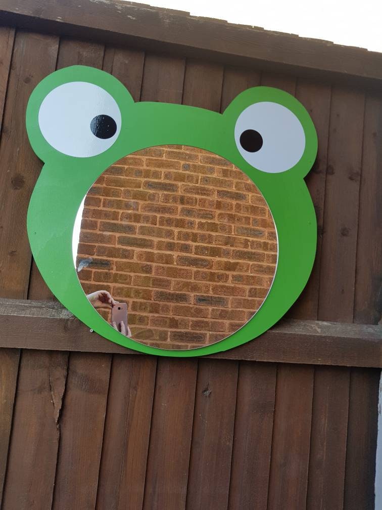 GOOFY FROG HEAD ACRYLIC SENSORY MIRROR (60CM)