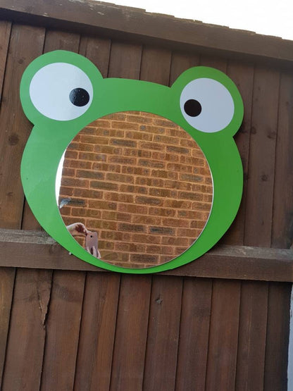 GOOFY FROG HEAD ACRYLIC SENSORY MIRROR (60CM)
