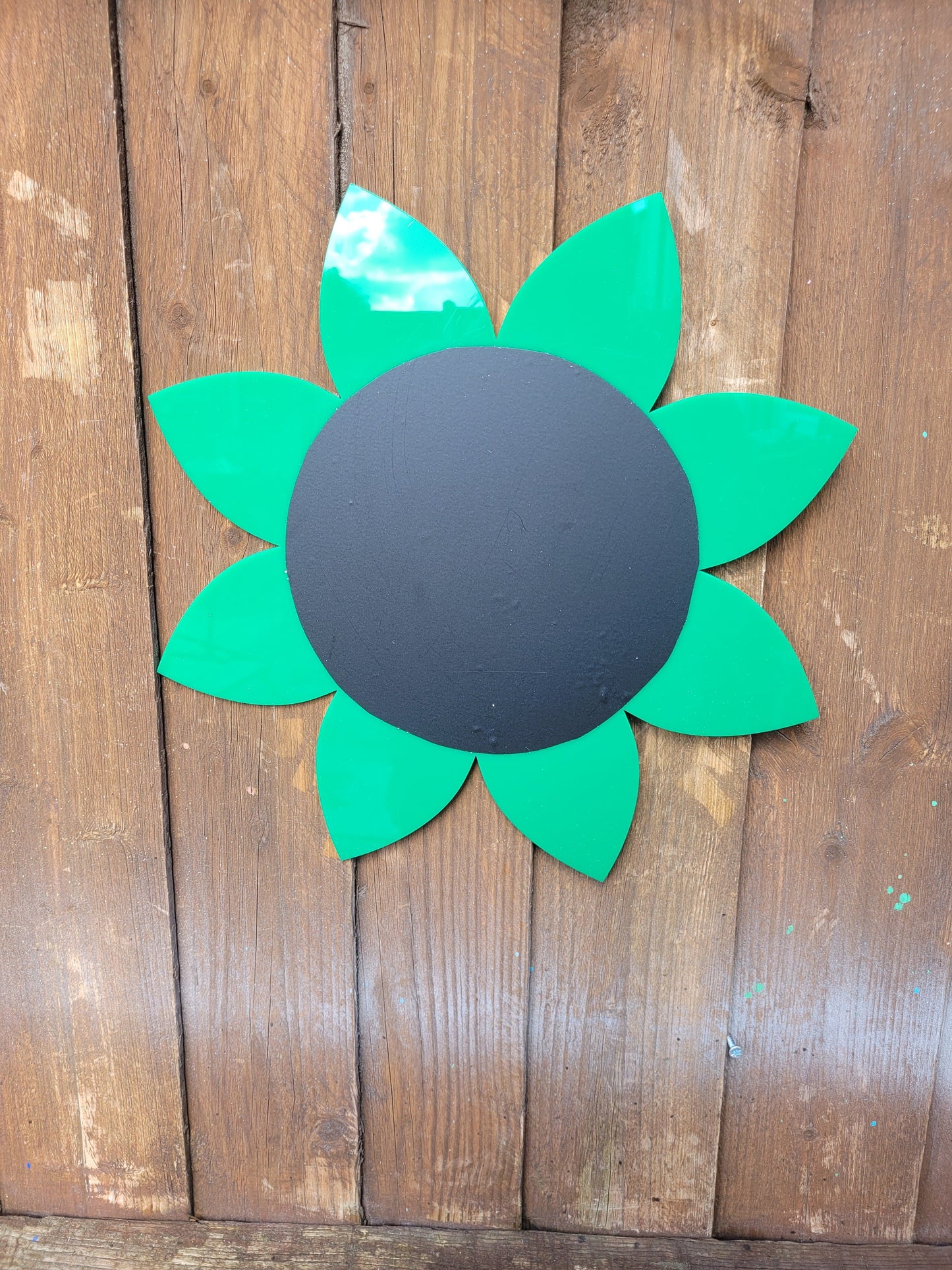 SET OF 2 FLOWER MIRRORS AND 2 X FLOWER CHALKBORDS (8PETAL POINTY)