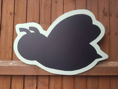 BUMBLE BEE SHAPED ACRYLIC GARDEN CHALKBOARD (60CM)