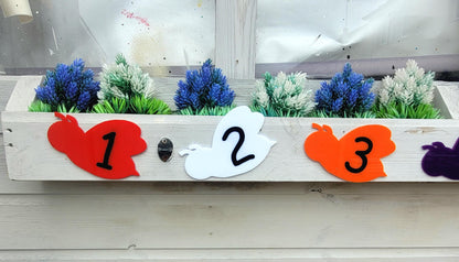 BUMBLE BEE ACRYLIC NUMBER LINE (SET OF 5,10,20)