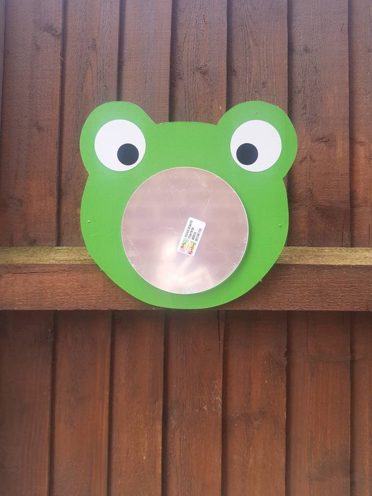 GOOFY FROG SHAPED SENSORY MIRROR