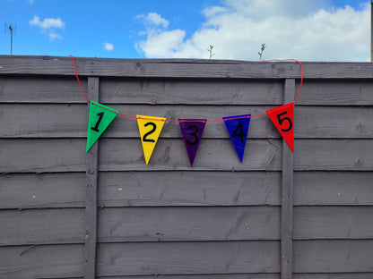 GARDEN NUMBER BUNTING