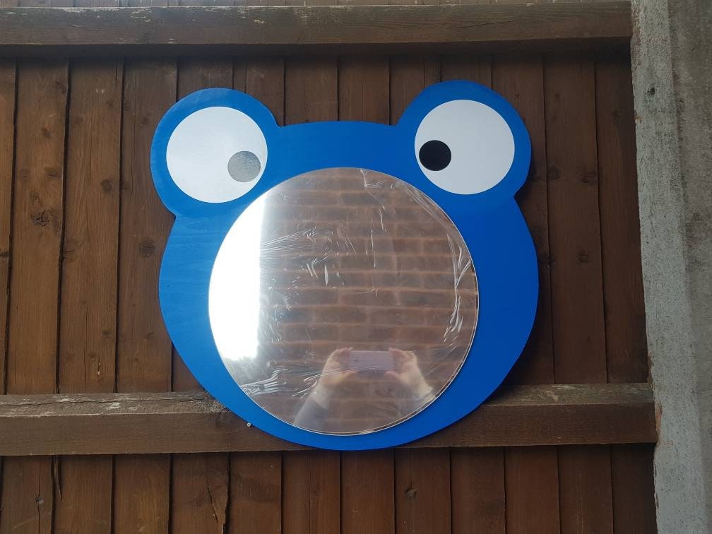 GOOFY FROG HEAD ACRYLIC SENSORY MIRROR (60CM)