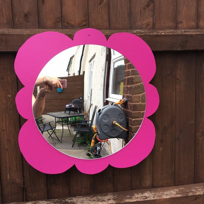 56CM ACRYLIC FLOWER MIRROR (8 PETAL)