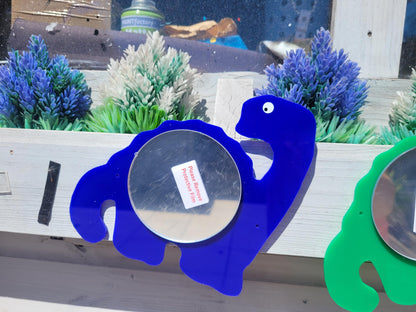 SET OF 15CM DINOSAUR SENSORY MIRRORS (ACRYLIC)