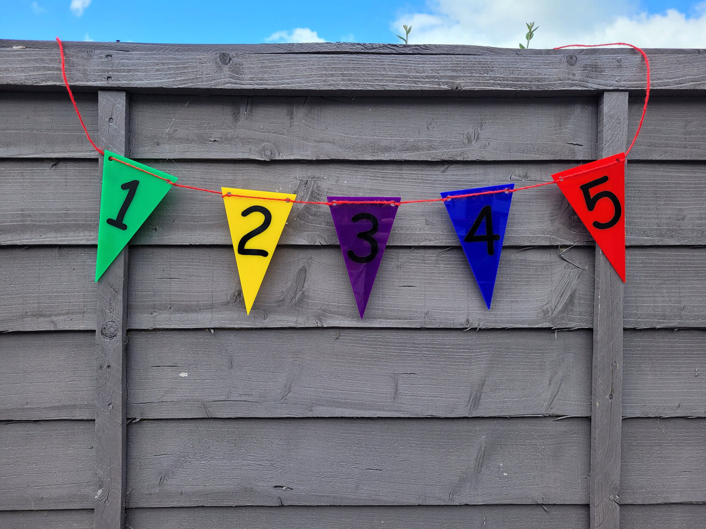 GARDEN NUMBER BUNTING