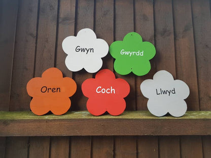 SET OF 10 COLOUR RECOGNITION FLOWERS (WELSH)