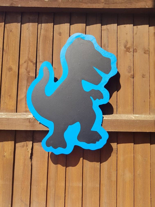 60CM T-REX SHAPED GARDEN CHALKBOARD