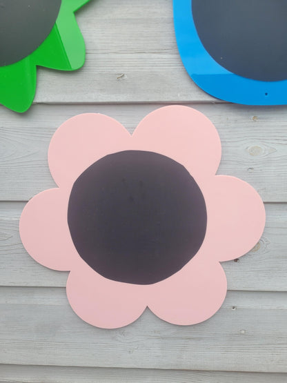 SET OF FLOWER CHALKBOARDS (MUTED COLOURS)
