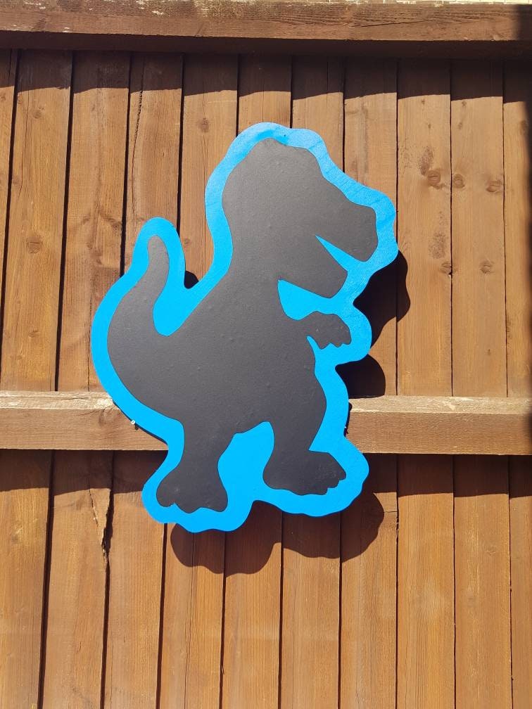 60CM T-REX SHAPED GARDEN CHALKBOARD