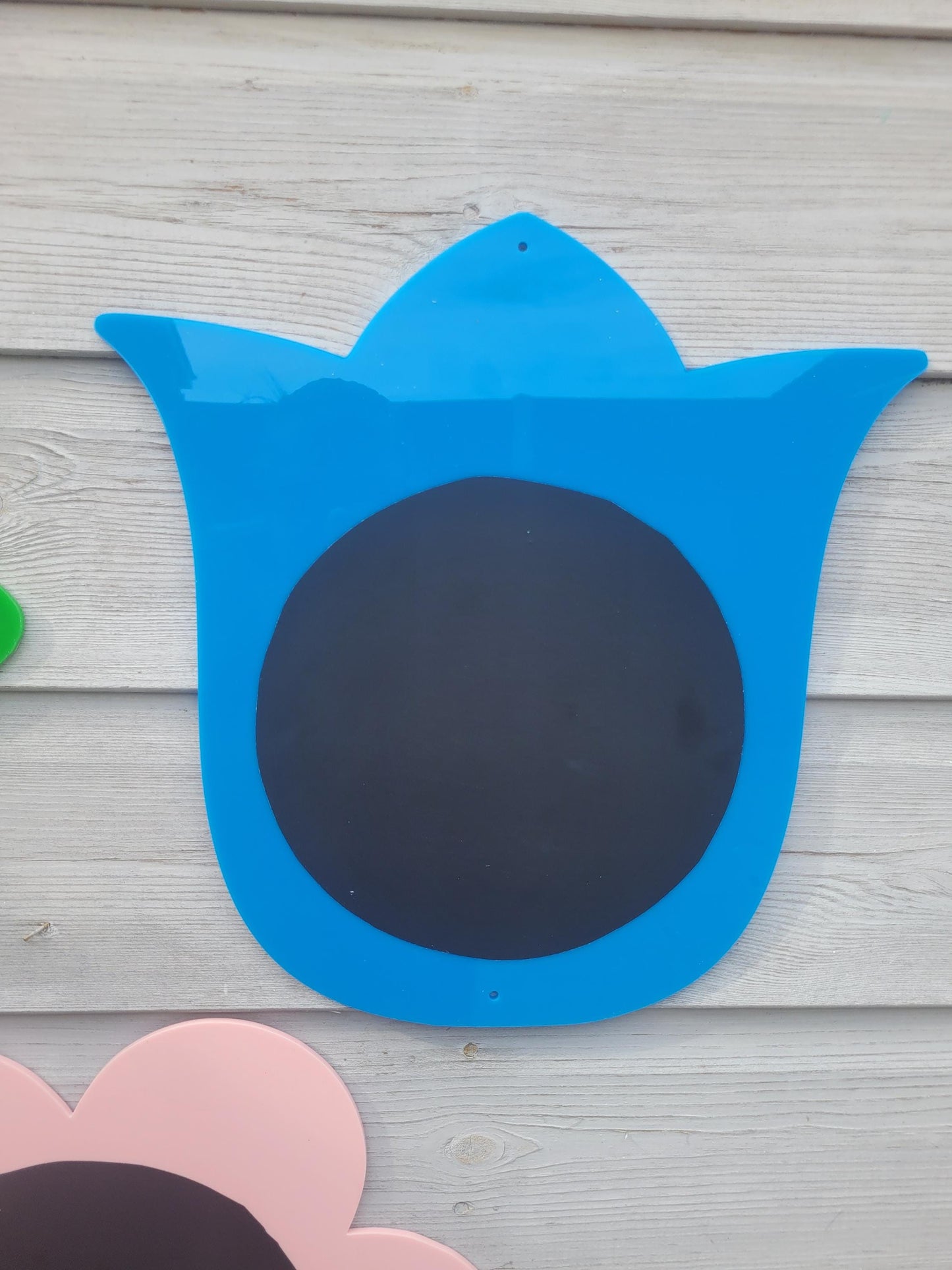 SET OF FLOWER CHALKBOARDS (MUTED COLOURS)