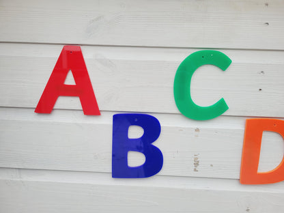 12CM ACRYLIC ALPHABET