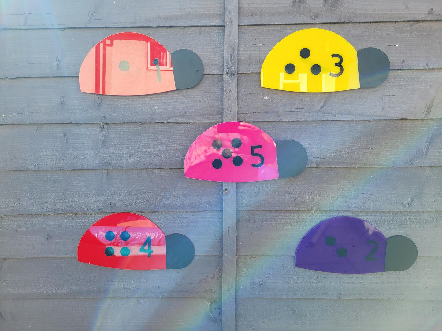 LADYBIRD NUMBER LINE (SET OF 5, 10, 20)