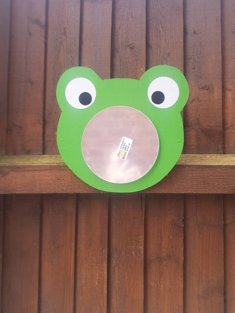 GOOFY FROG SHAPED SENSORY MIRROR