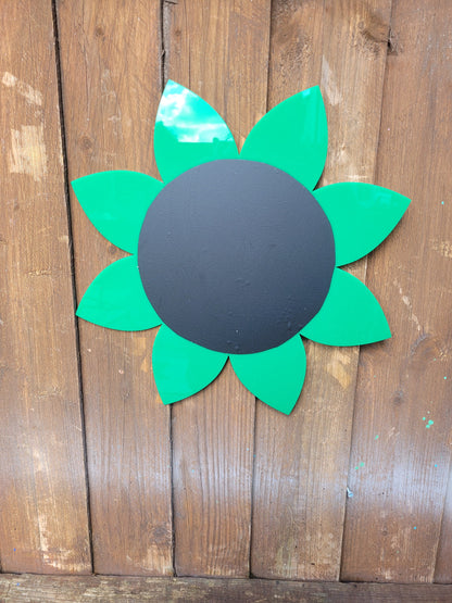 SET OF 2 FLOWER MIRRORS AND 2 X FLOWER CHALKBORDS (8PETAL POINTY)