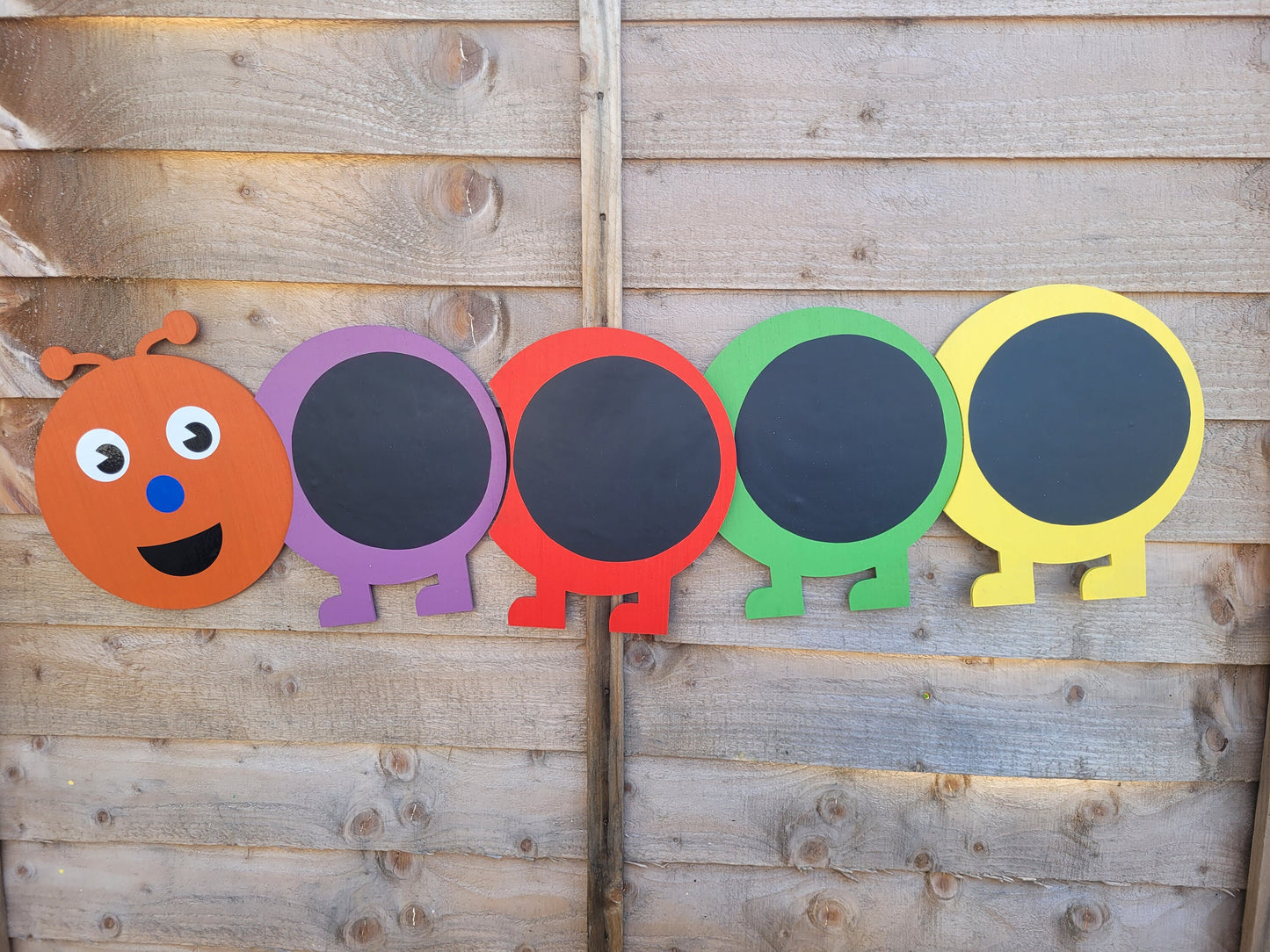 LARGE CATERPILLAR CHALKBOARD (30X120CM APPROX)