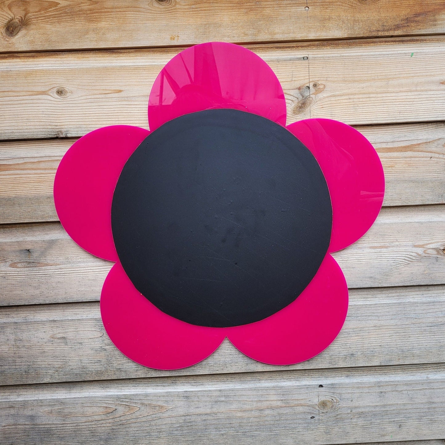 60CM ACRYLIC FLOWER CHALKBOARD (5 PETAL DAISY)