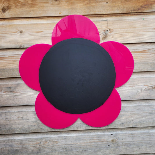60CM ACRYLIC FLOWER CHALKBOARD (5 PETAL DAISY)