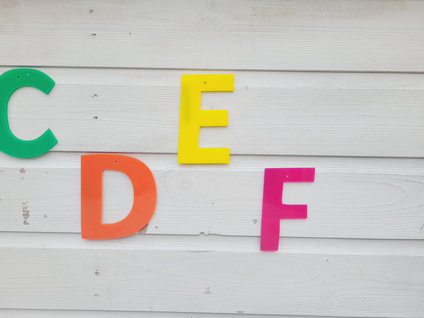 12CM ACRYLIC ALPHABET