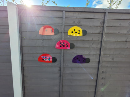 LADYBIRD NUMBER LINE (SET OF 5, 10, 20)