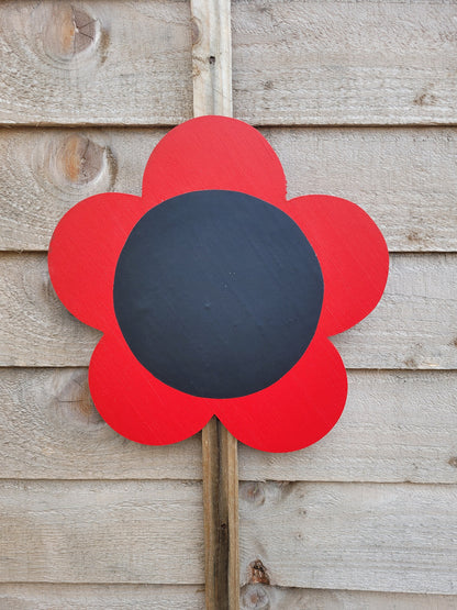 SET OF 2 X MIRROR AND 2 X CHALKBOARD FLOWERS (5 PETAL)