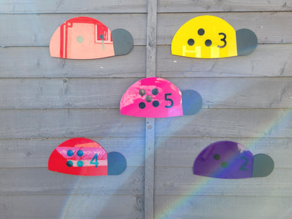LADYBIRD NUMBER LINE (SET OF 5, 10, 20)